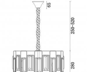 Люстра Freya FR5045PL-05G
