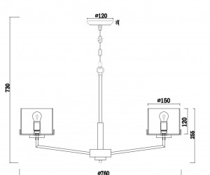 Люстра Freya FR5096PL-08CH