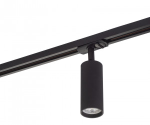 DK6202-BK Трековый светильник IP 20, 15 Вт, GU10, черный, алюминий