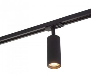 DK6202-BK Трековый светильник IP 20, 15 Вт, GU10, черный, алюминий