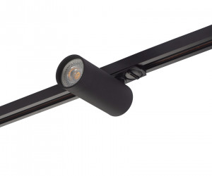 DK6202-BK Трековый светильник IP 20, 15 Вт, GU10, черный, алюминий