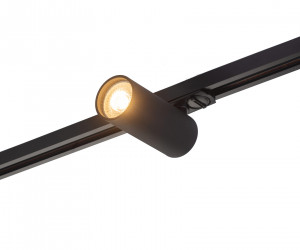 DK6202-BK Трековый светильник IP 20, 15 Вт, GU10, черный, алюминий