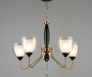 Подвесная люстра PL6550-5 CP+BK 000060425