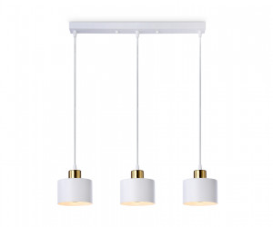 TR8117/3 WH/BS белый/латунь E27*3 max 40W 580*120*970