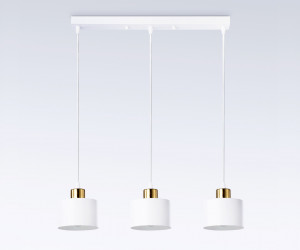 TR8117/3 WH/BS белый/латунь E27*3 max 40W 580*120*970