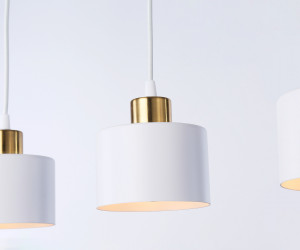 TR8117/3 WH/BS белый/латунь E27*3 max 40W 580*120*970