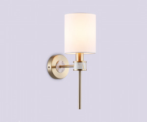 LH72375 DBS/WH темная латунь/белый E14 max 40W 190*120*370