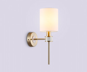 LH72375 DBS/WH темная латунь/белый E14 max 40W 190*120*370