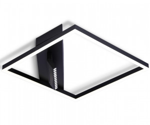 FL51464/1+1 BK черный 70W 3000K-6400K+4200K 500*500*110 (ПДУ РАДИО 2.4G)