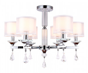 TR4533/6 CH/WH хром/белый E14/6 max 40W D700*560