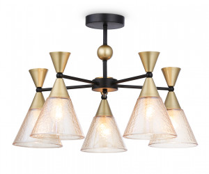 TR3171/5 BK/GD черный/золото E27/5 max 60W D580*380