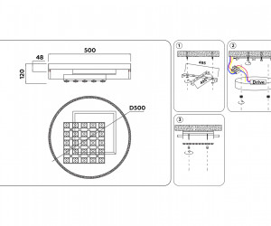 FA145 CF кофе 104W D500*120 (ПДУ РАДИО 2.4)