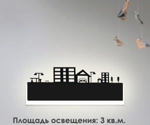 Настенный светильник 6012W-390 16W BK 000022087