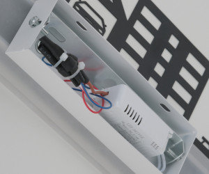 Настенный светильник 6012W-390 16W BK 000022087