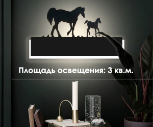 Настенный светильник 6014W 16W BK 000022089