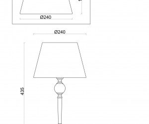 Настольный светильник Freya FR5190TL-01BS1