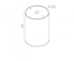 Потолочный светильник Outdoor O306CL-L12GF