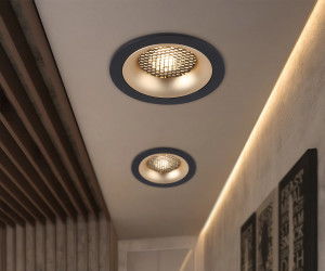 TN102725 BK/GD черный/золото GU5.3 92*92*23