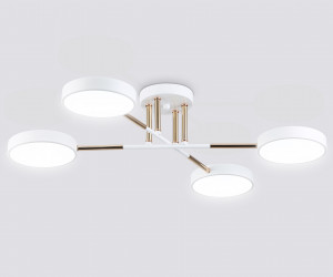 FL516331/4 WH/FGD белый/золото 72W 3000-6000K 610*410*140 (без ПДУ)