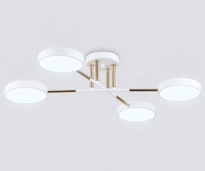 FL516331/4 WH/FGD белый/золото 72W 3000-6000K 610*410*140 (без ПДУ)