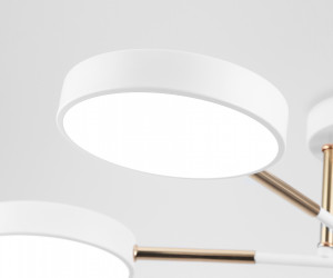 FL516331/4 WH/FGD белый/золото 72W 3000-6000K 610*410*140 (без ПДУ)