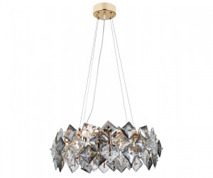 TR5186/6 GD/CL/SM золото/прозрачный/дымчатый E14/6 max 40W D550*1000