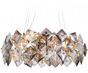 TR5186/6 GD/CL/SM золото/прозрачный/дымчатый E14/6 max 40W D550*1000