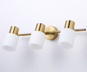 TR3972/3 BS/FR латунь/белый матовый E27*3 max 40W 460*80*140