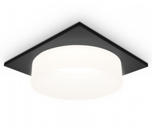 TN1316 SBK/FR черный песок/белый матовый GU5.3 92*92*45