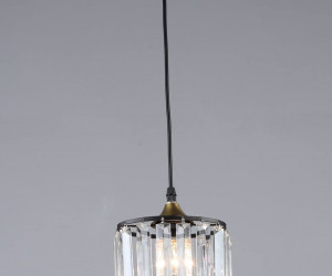 Подвесная люстра SL7884-1 BK+FGD 000085863