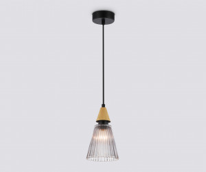 LH58111 BK/LW/SM черный/светлое дерево/дымчатый E14 max 40W D110*1500