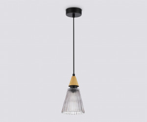 LH58111 BK/LW/SM черный/светлое дерево/дымчатый E14 max 40W D110*1500