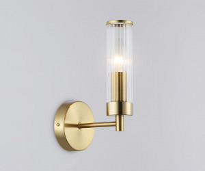 LH55164 BS/CL латунь/прозрачный E14 max 40W 155*100*245