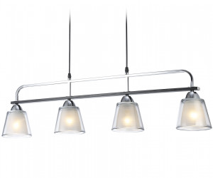 TR303244/4 BK/CH/SM/FR черный/хром/дымчатый/белый матовый E27*4 max 60W 870*120*780
