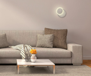 FW115 WH/S белый/песок LED 3000K 5W D140*65