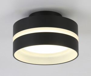 TN5421 SBK/FR черный песок/белый матовый GX53 IP20 D95*60