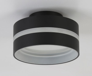 TN5421 SBK/FR черный песок/белый матовый GX53 IP20 D95*60