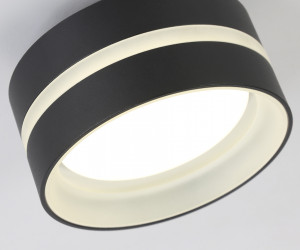 TN5421 SBK/FR черный песок/белый матовый GX53 IP20 D95*60