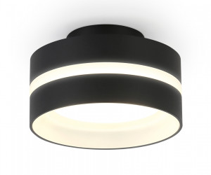 TN5421 SBK/FR черный песок/белый матовый GX53 IP20 D95*60