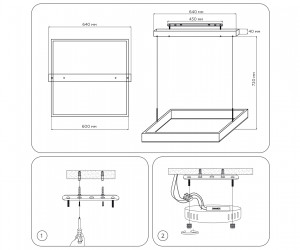 FA6626 BK черный 65W 600*600*720 (ПДУ РАДИО 2.4G)