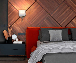 Настенный светильник P9484-1W AB 000022896