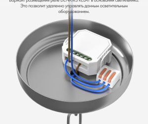 RL1003-DM/1 Одноканальное Wi-Fi реле-диммер 1 x 150 Вт