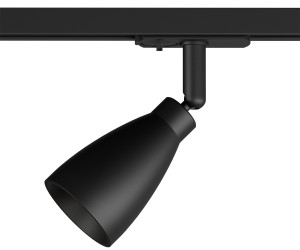 DK6050-BK Трековый светильник IP 20, 15 Вт, GU10, черный, алюминий, пластик