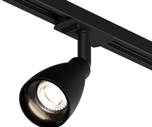 DK6050-BK Трековый светильник IP 20, 15 Вт, GU10, черный, алюминий, пластик