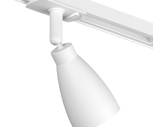 DK6050-WH Трековый светильник IP 20, 15 Вт, GU10, белый, алюминий, пластик