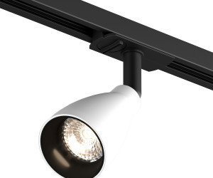 DK6050-BW+BK Трековый светильник IP 20, 15 Вт, GU10, черный с белым, алюминий, пластик