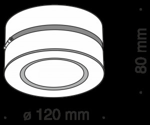 Потолочный светильник Technical C023CL-L20B