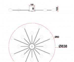 Потолочный светильник Freya FR5242CL-16B