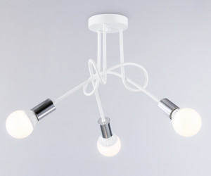 TR80414/3 WH/CH белый/хром E27/3 max 60W D670*370