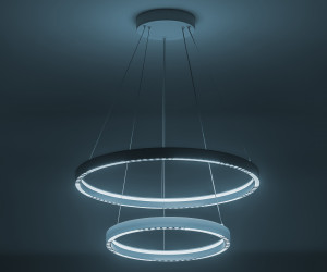 FL5862/2 WH белый 45W 3000K/4200K/6400K D600/400*830 (без ПДУ)